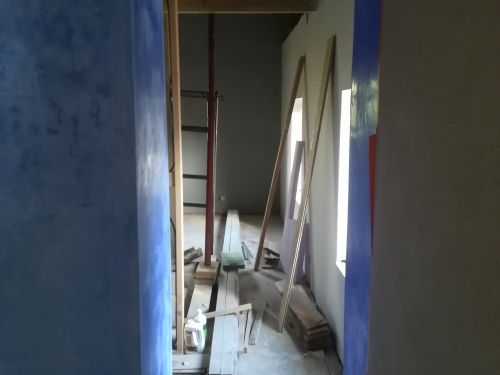 Stuc décoratif dans une salle de bain