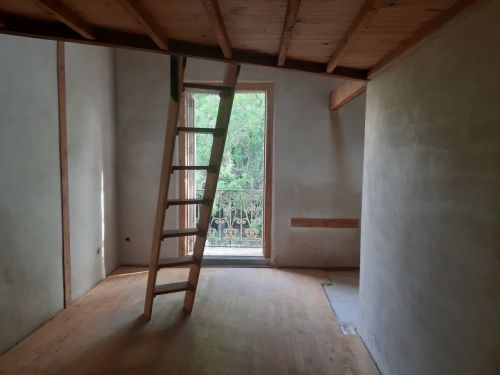 Enduits terre, intérieur