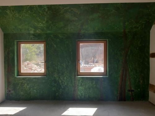 Forê Po - Décor mural à la chaux