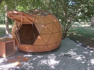 Dôme géodésique à Aussone (31)