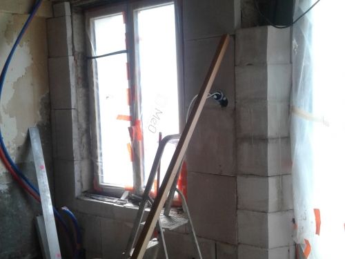 Chanrtier participatif - Doublage intérieur béton cellulaire