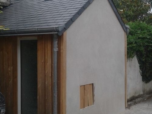 Isolation Extérieure - Panneau fibre de bois enduit