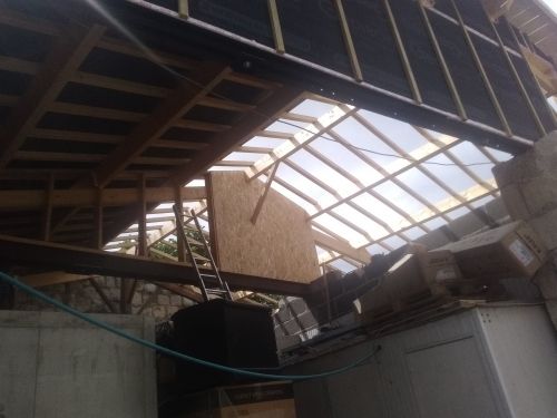 Réhabilitation de la charpente d'une grange