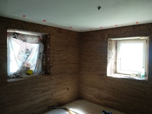 Isolation en béton de chanvre