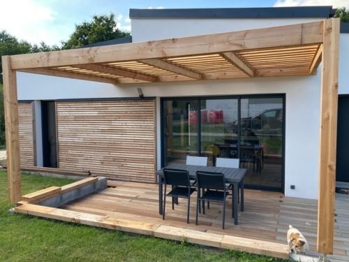 Pergola en persienne
