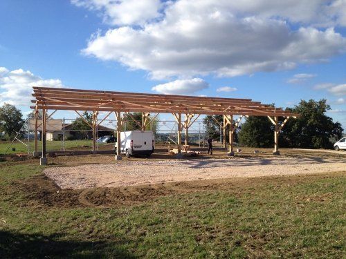 Réalisation d'un bâtiment agricole
