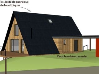 MAISON EN A ECOLOGIQUE ET PASSIVE #Aframe