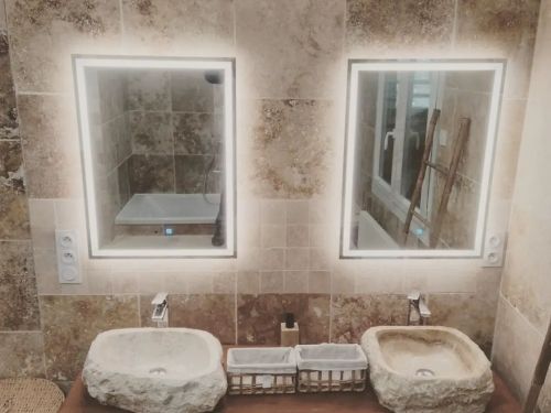 RENOVATION EN TRAVERTIN & AMENAGEMENT DANS LA DRÔME