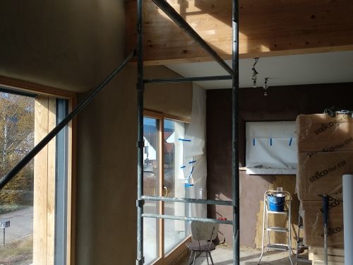 Enduits de finition en terre crue