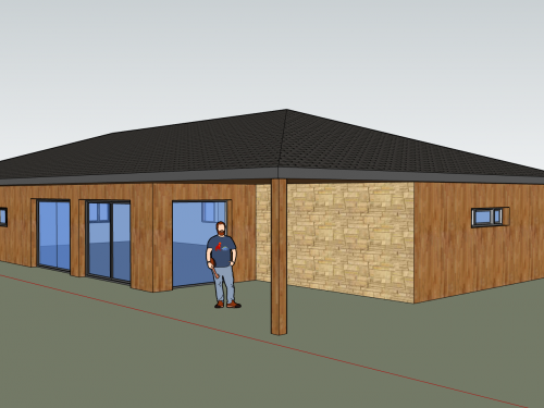 Conception maison individuelle Ossature Bois - Etude RT2012