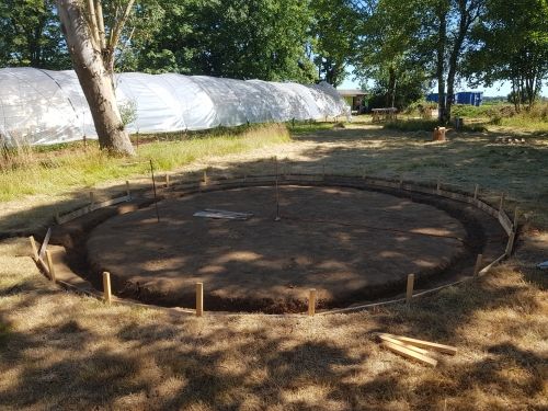 Soubassement et Hérisson d'une paillourte