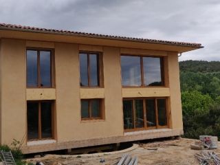 Maison individuelle bois paille terre