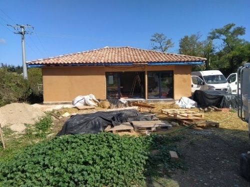 maison individuelle bois paille terre