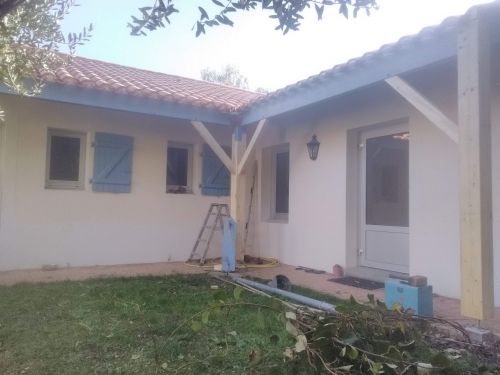 Changement poteau de pergola