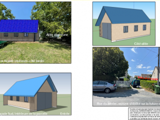 Création d'un hangar bois transformable