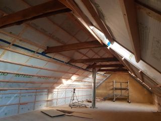 Isolation de Rampants en Ouate de cellulose