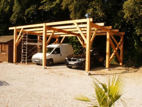 Carport pour 2 voitures