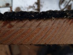 Extension bois brûlé - chantier formation et pose bardage