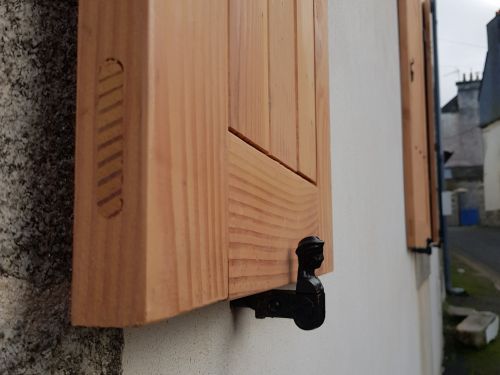 Volets bois sur mesure