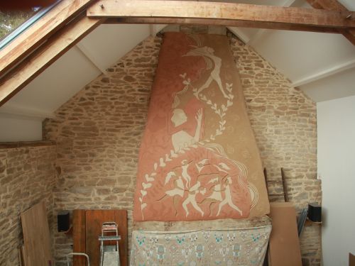 Fresque Sgraffito Thème Biodenza