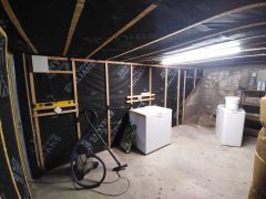 Accompagnement pour l'isolation d'une cave.