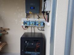 Installation photovoltaique en autoconsommation 5.4kwc + stockage batteries