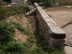 Mur de soutènement pour création terrasse