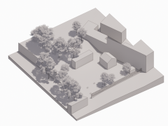 Maison d'associations de quartier: Maquette de site