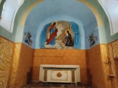 Restauration et consolidation de décor dans une église