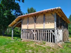 Rénovation d'une charpente en pin des landes