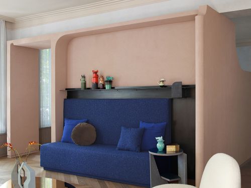 Enduits terre dans le luxe contemporain