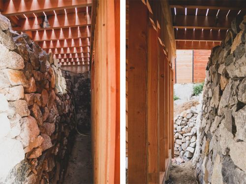 Mur de soutènement - Saint Arnac