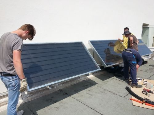 Installation de panneaux pour la ville de Lorient !