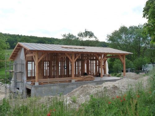 Structure bois et chaux chanvre