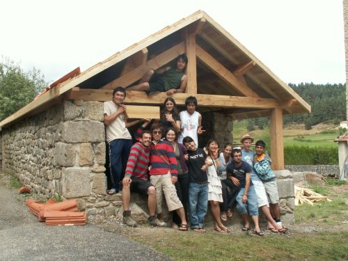 Chantier participatif, rénovation du four à pain communal