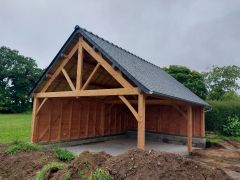 Construction de deux carports