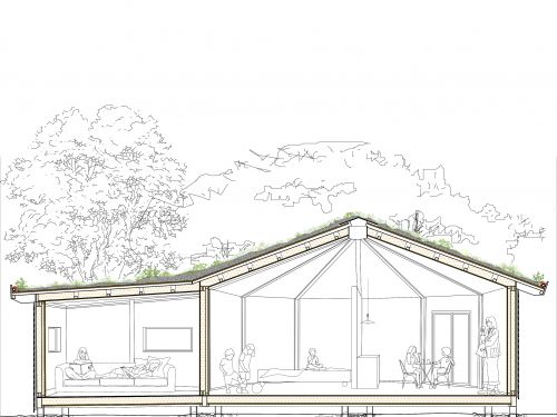 Conception et accompagnement à la construction de La Maison Nomade 35m2