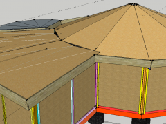 Conception et accompagnement à la construction de La Maison Nomade 35m2