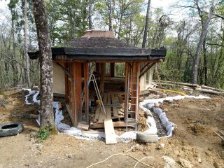 Structure ronde charpente auto-portée