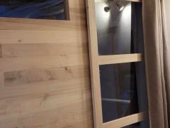 Réalisation d'une cloison isolée avec porte coulissante