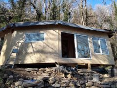 Extension de yourte dans le Tarn