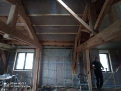Réalisation d'une maison ossature bois de 50 mètres carrés