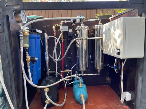 Wadi installé au camping de la Bastiane