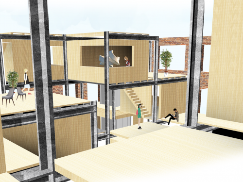 Réhabilitation d'ateliers d'artistes