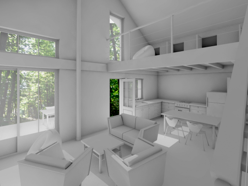 Construction d'une maison d'habitation bioclimatique