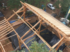 Construction d'une maison d'habitation bioclimatique