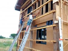 Maison d'habitation dans un séchoir à tabac
