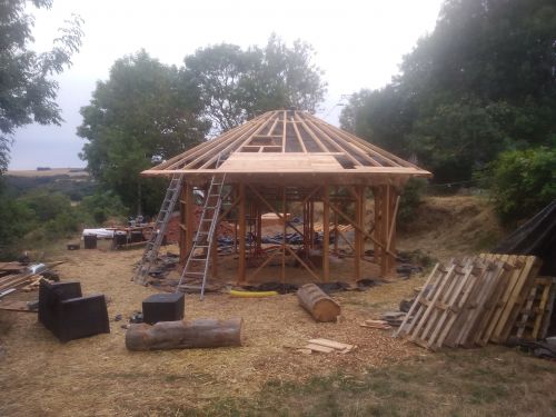 Paillourte à ossature bois