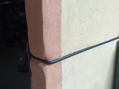 Enduit terre garage 