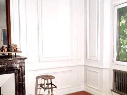 REPRISE MOULURE ET BADIGEON DE CHAUX